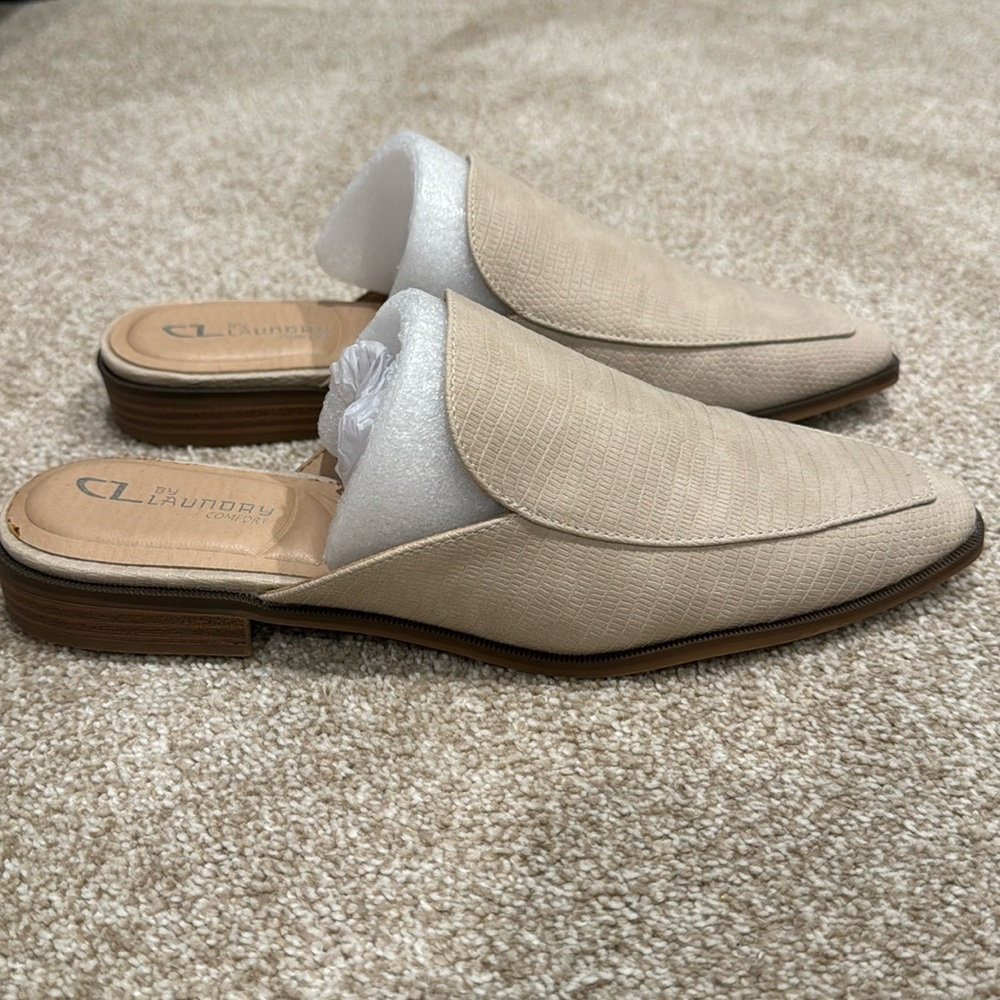 CL by Laundry Comfort Mules. New with tags.